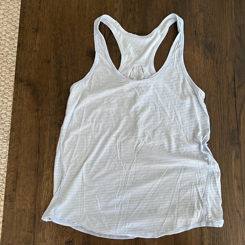 Light blue and gray stripes